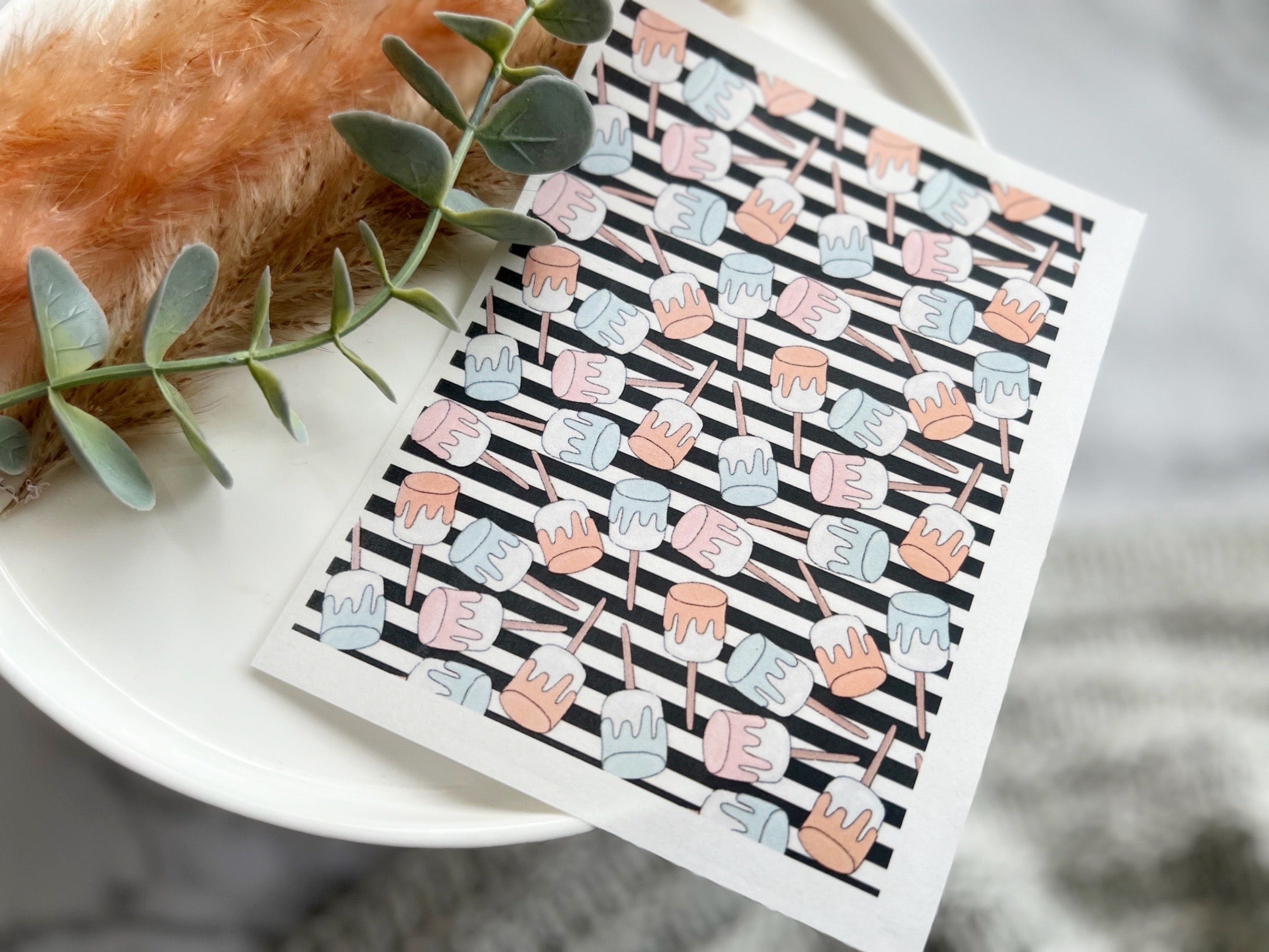 Halloween Themed Water Transfer | Magic Transfer | Water Soluble Image Transfer for Polymer Clay
