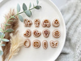 Easter Shape Stud Collection Polymer Clay  Cutters