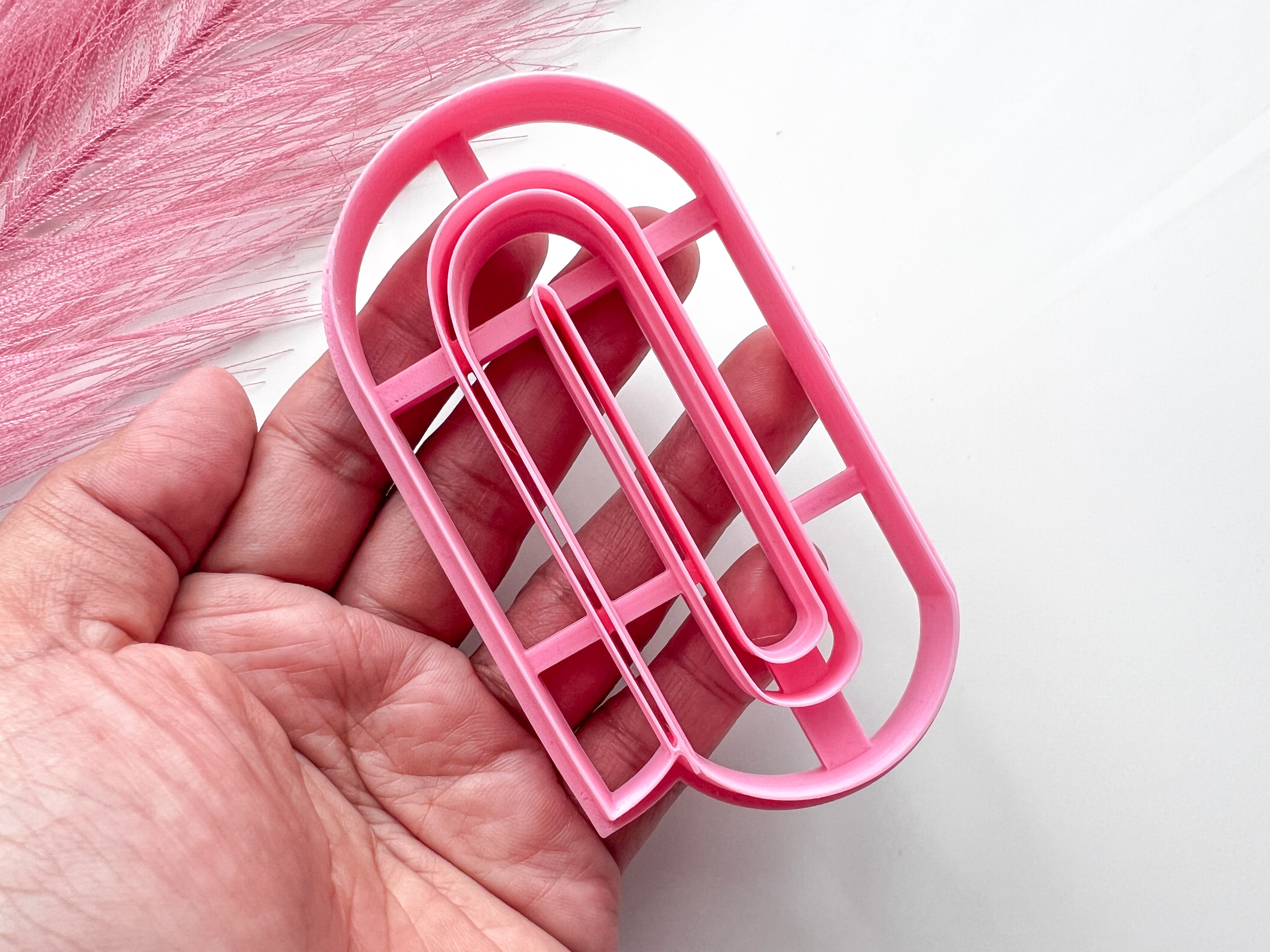 Big Clip Cutter | Trinket Dish Clay Cutter | Coaster Polymer Clay Cutter