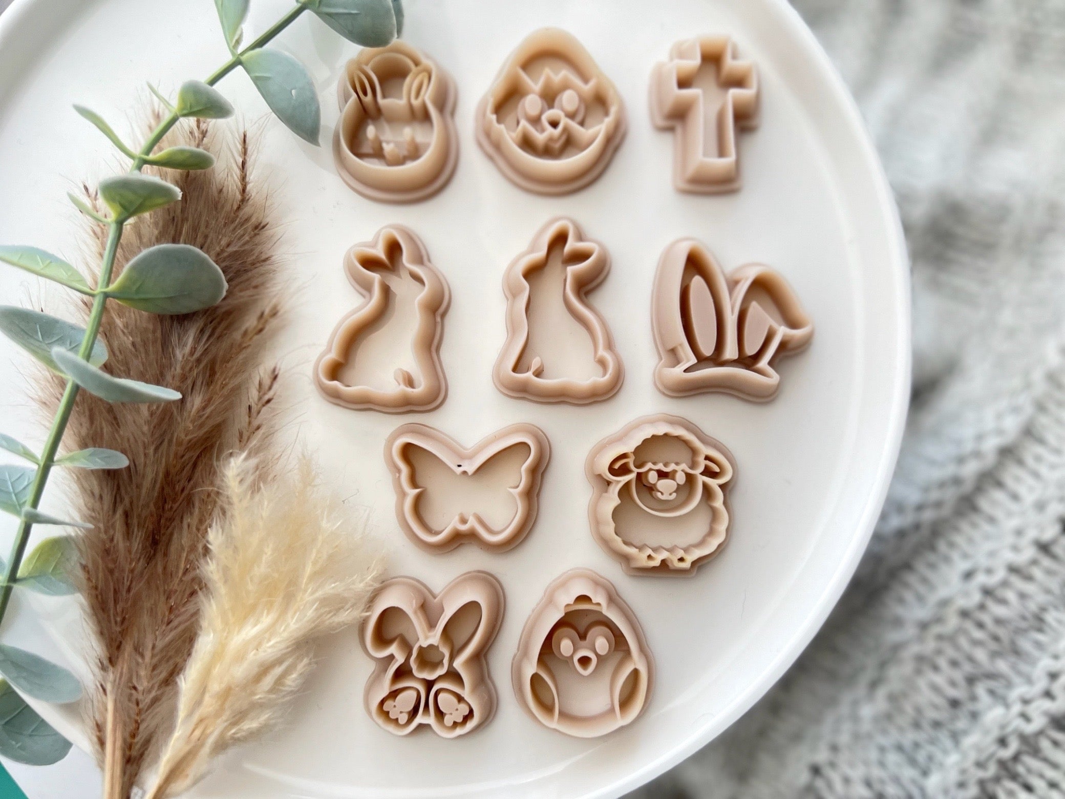 Easter Shape Collection Polymer Clay  Cutters