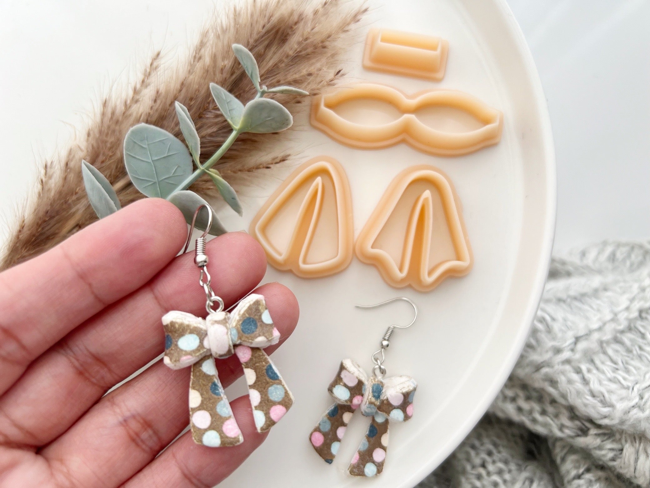 Ribbon Shape Collection Polymer Clay  Cutters