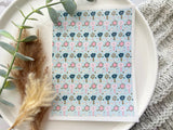 Easter Themed Easter Flower  Water Transfer | Magic Transfer | Water Soluble Image Transfer for Polymer Clay