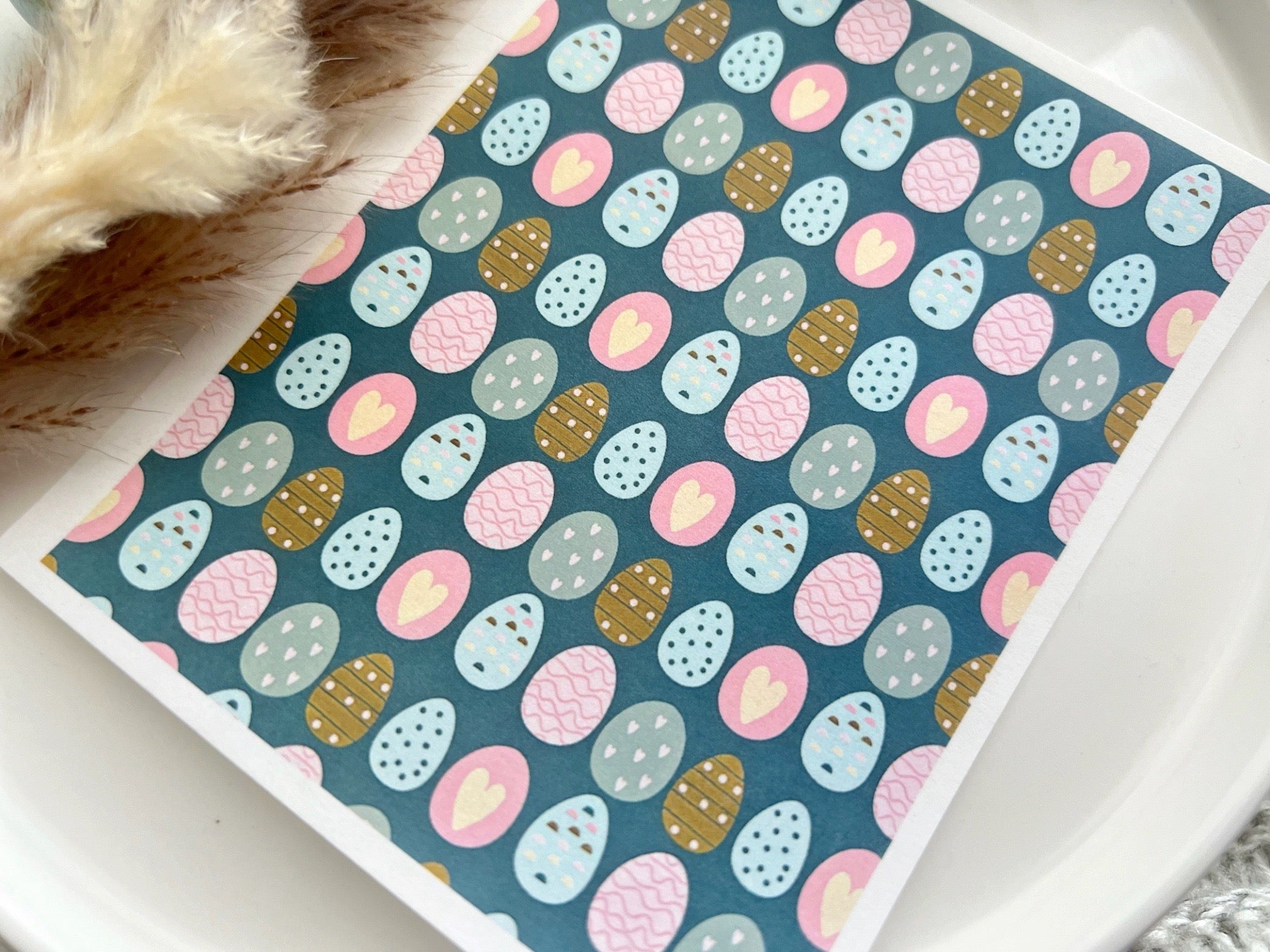 Easter Themed Easter Egg Water Transfer | Magic Transfer | Water Soluble Image Transfer for Polymer Clay