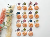 Floral Stud Assorted Shaped Polymer Clay Cutter • Clay Cutter • Cookie Cutter • CS-M