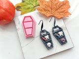Casket Bookshelf Halloween Cutter Collection Polymer Clay  Cutter • Fondant Cutter • Cookie Cutter