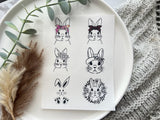Easter Themed Easter Bunny  Water Transfer | Magic Transfer | Water Soluble Image Transfer for Polymer Clay