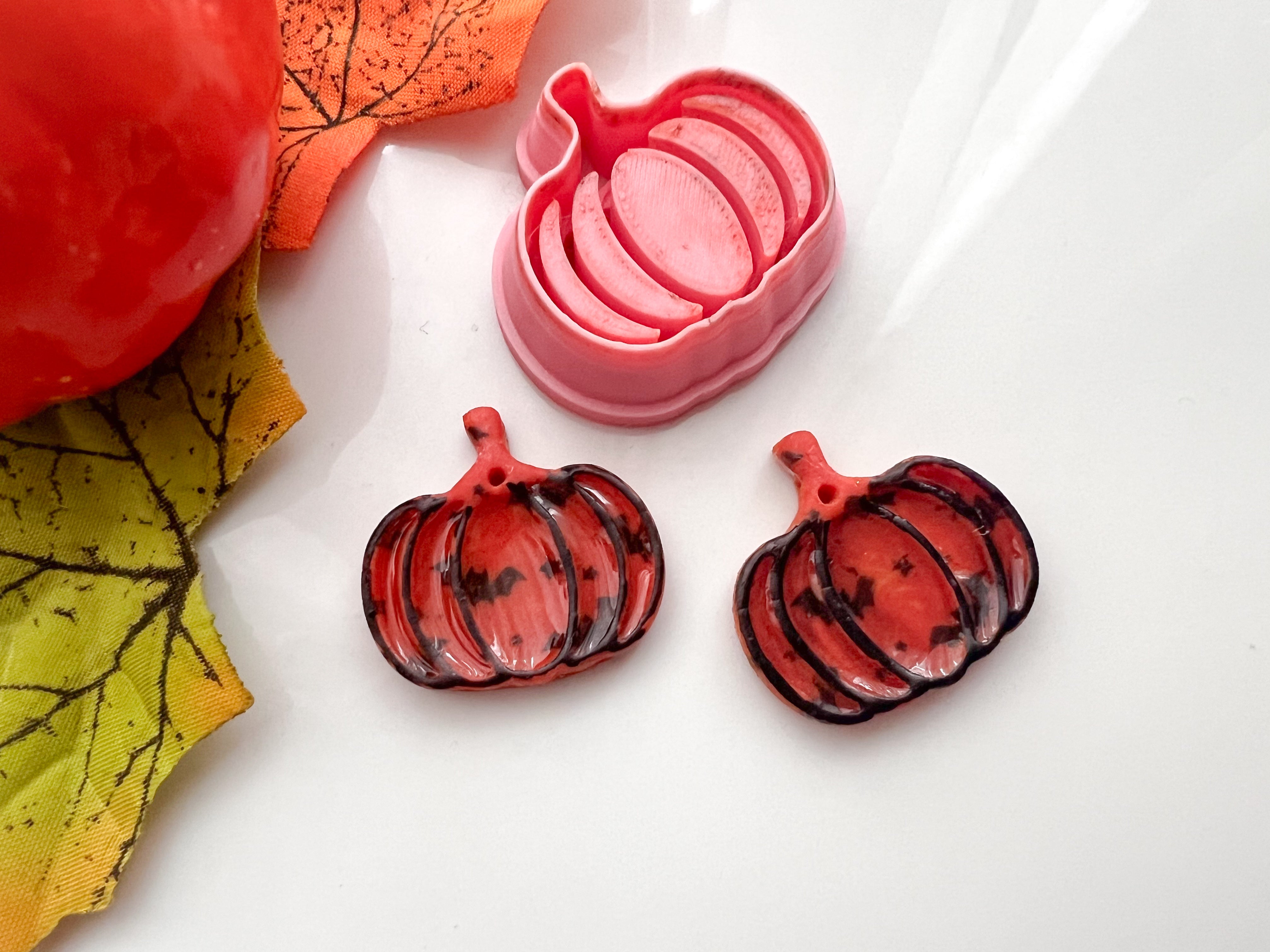 Pumpkin Fall  Halloween Cutter Collection Polymer Clay  Cutter • Fondant Cutter • Cookie Cutter