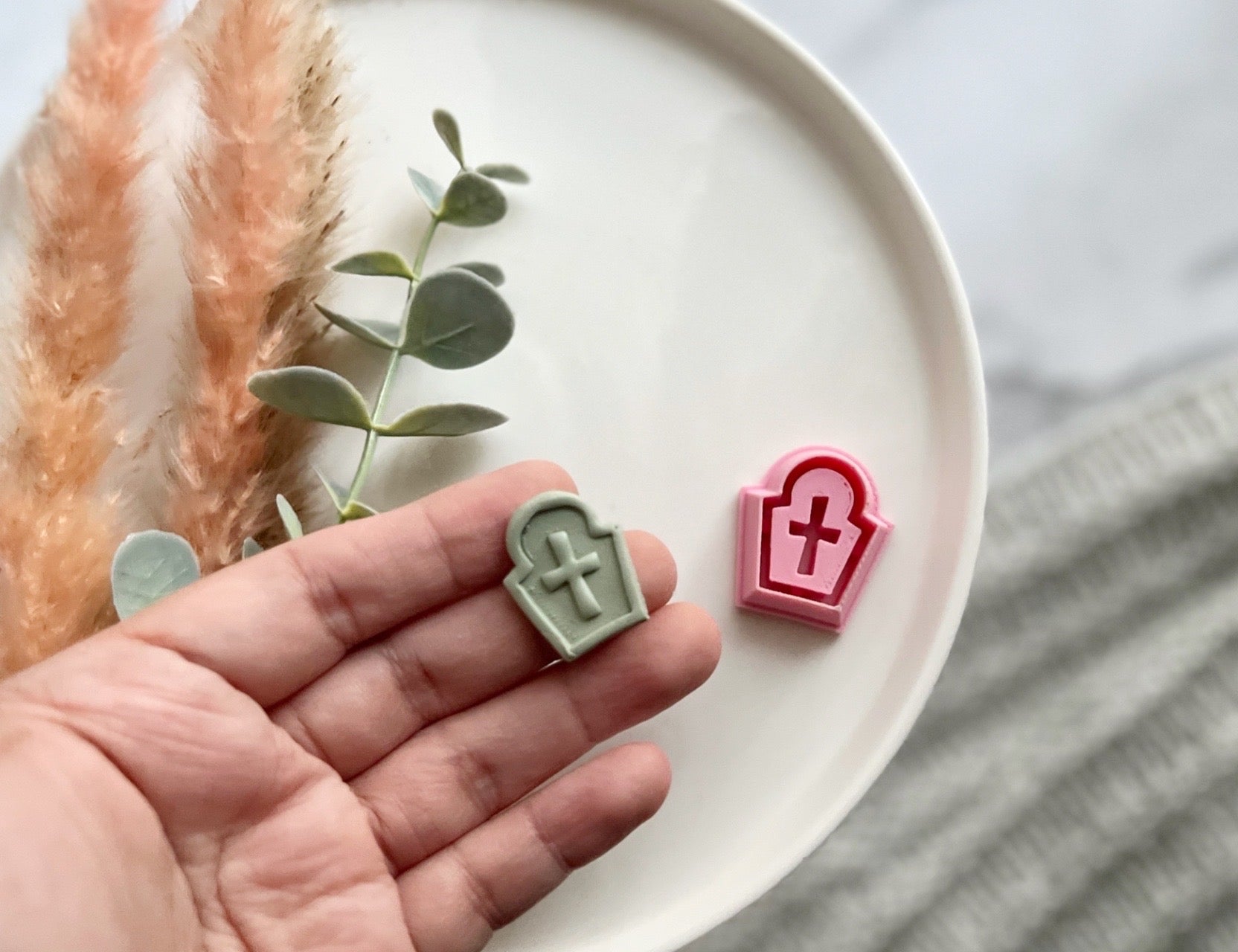 Tombstone Shape Halloween Cutter Collection Polymer Clay  Cutter • Fondant Cutter • Cookie Cutter