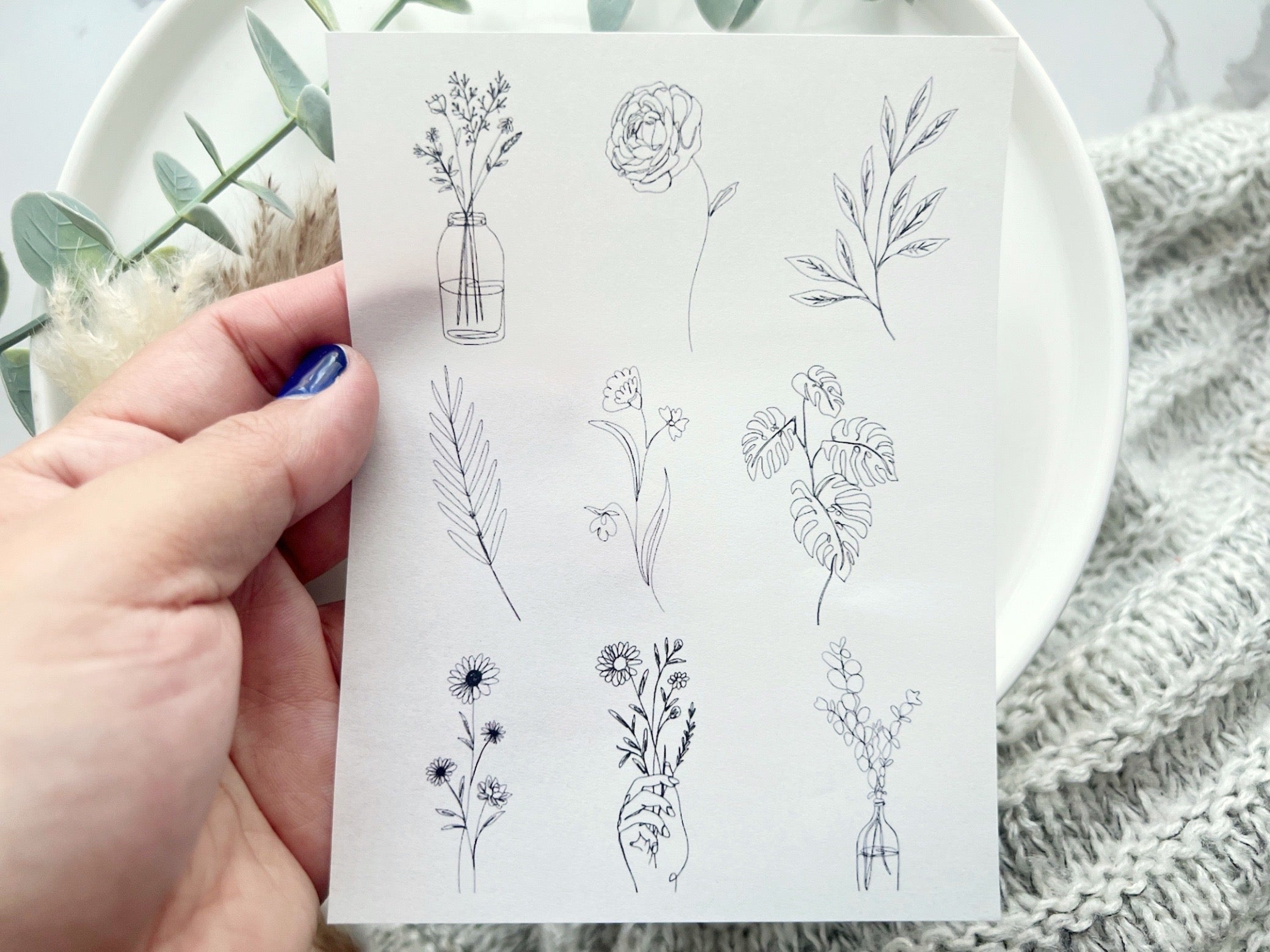 Nature Water Transfer | Magic Transfer | Water Soluble Image Transfer for Polymer Clay