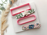 Thin Barrette | Hair Clip Polymer Clay  Cutter | Fondant Cutter | Cookie Cutter