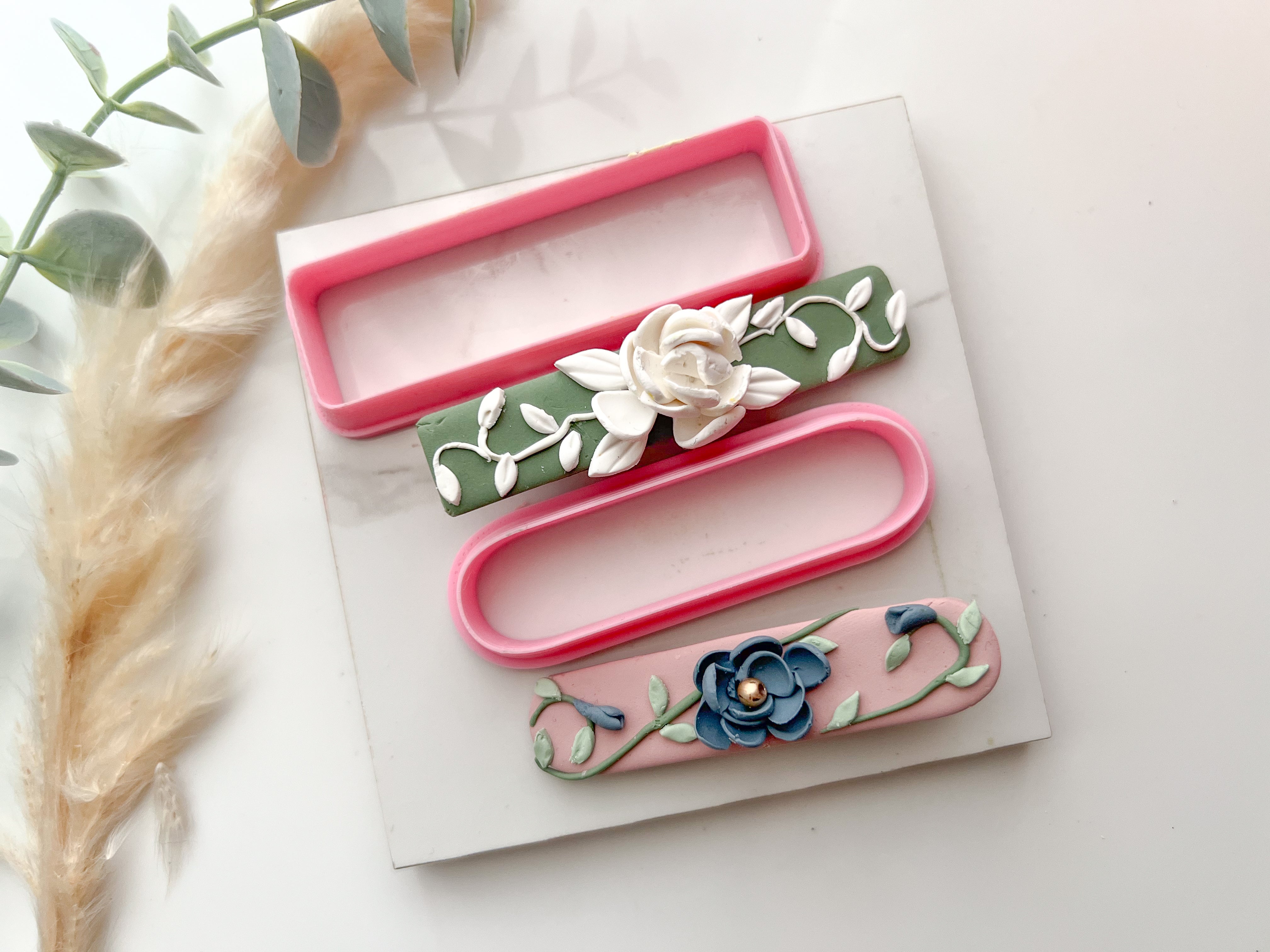 Thin Barrette | Hair Clip Polymer Clay  Cutter | Fondant Cutter | Cookie Cutter