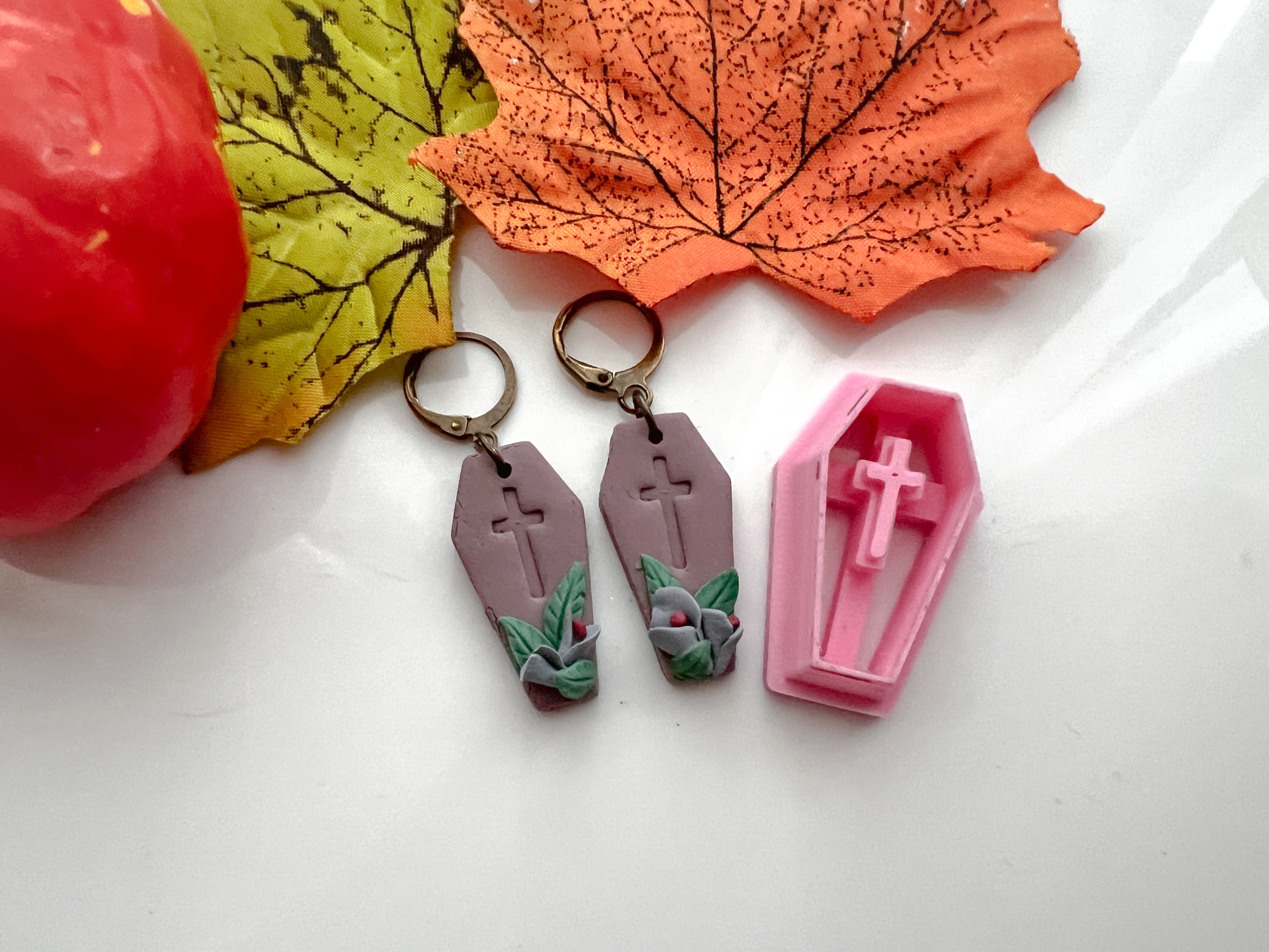 Casket  Halloween Cutter Collection Polymer Clay  Cutter • Fondant Cutter • Cookie Cutter