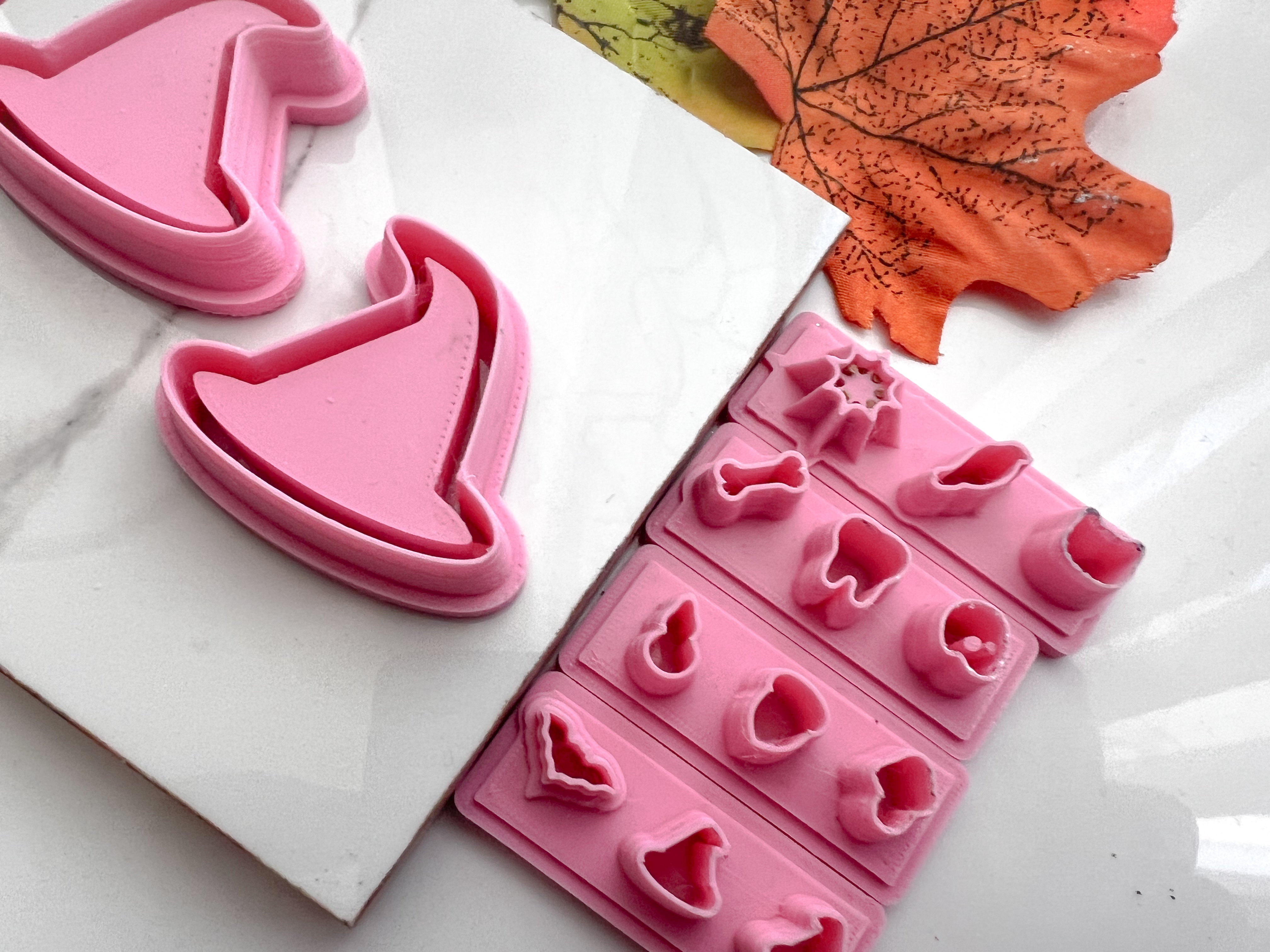 Witch Hat Frane / BookShelf Halloween Cutter Collection Polymer Clay  Cutter • Fondant Cutter • Cookie Cutter