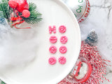 Christmas Santa Snowman Elf Gingerbread Button Polymer Clay Cutter