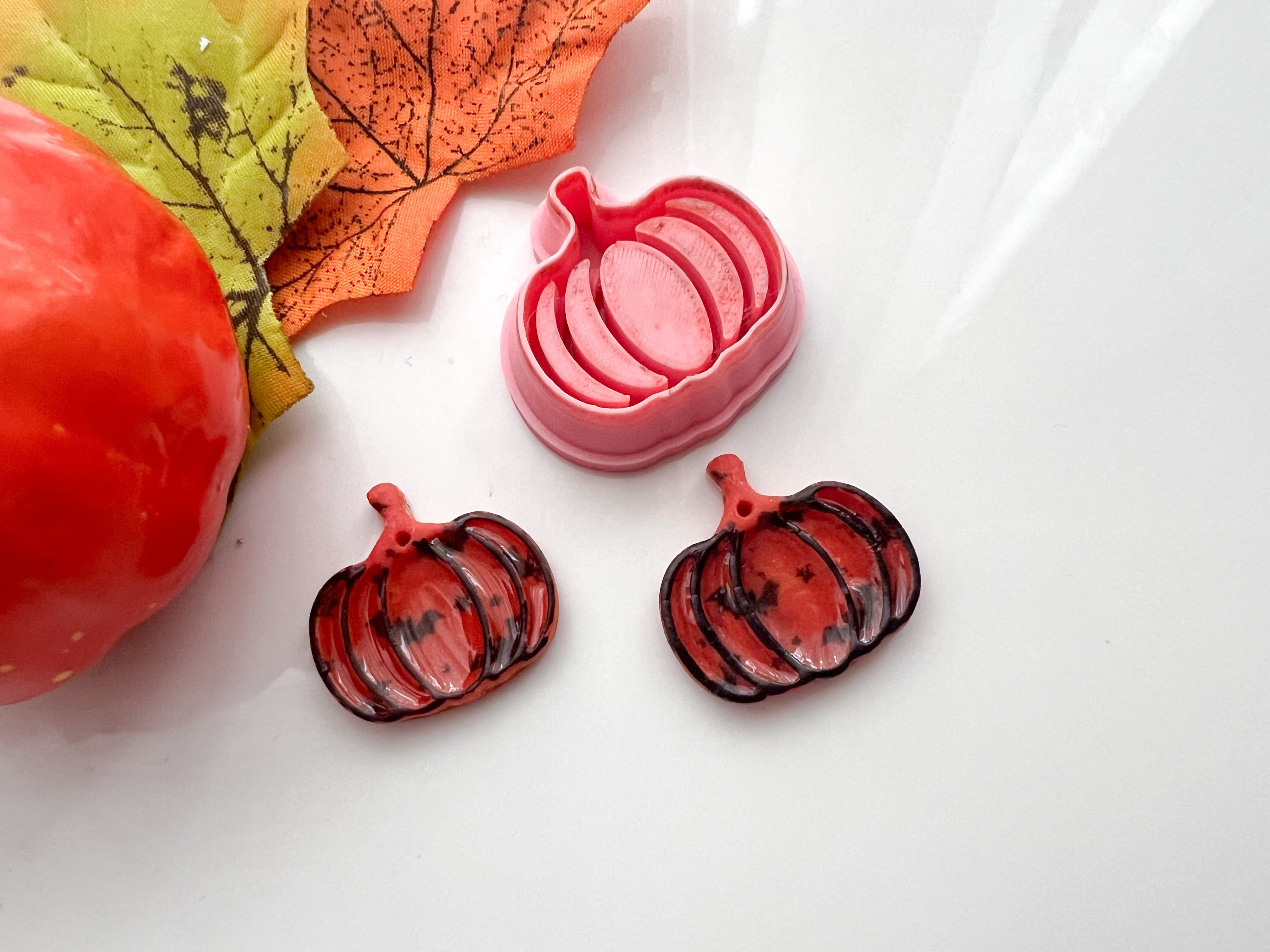 Pumpkin Fall  Halloween Cutter Collection Polymer Clay  Cutter • Fondant Cutter • Cookie Cutter