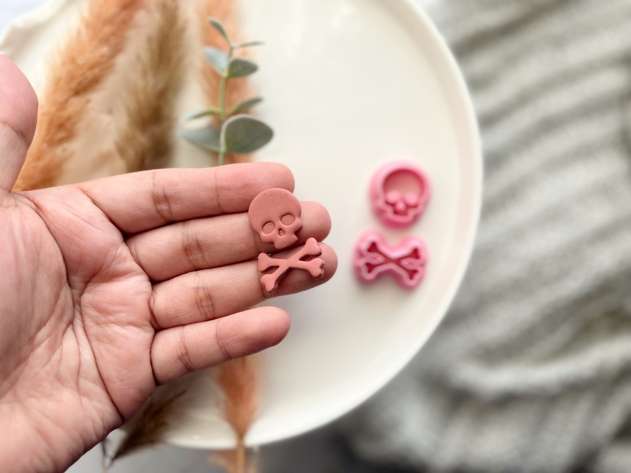 Skull Poison shape Halloween Cutter Collection Polymer Clay  Cutter • Fondant Cutter • Cookie Cutter
