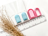Dome Bezel Cutter Set (2pc set) | Dome Setting Shape Set Polymer Clay Cutters