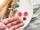 Stud Sized Jack O ‘ Lantern Shape Halloween Cutter Collection Polymer Clay  Cutter • Fondant Cutter • Cookie Cutter