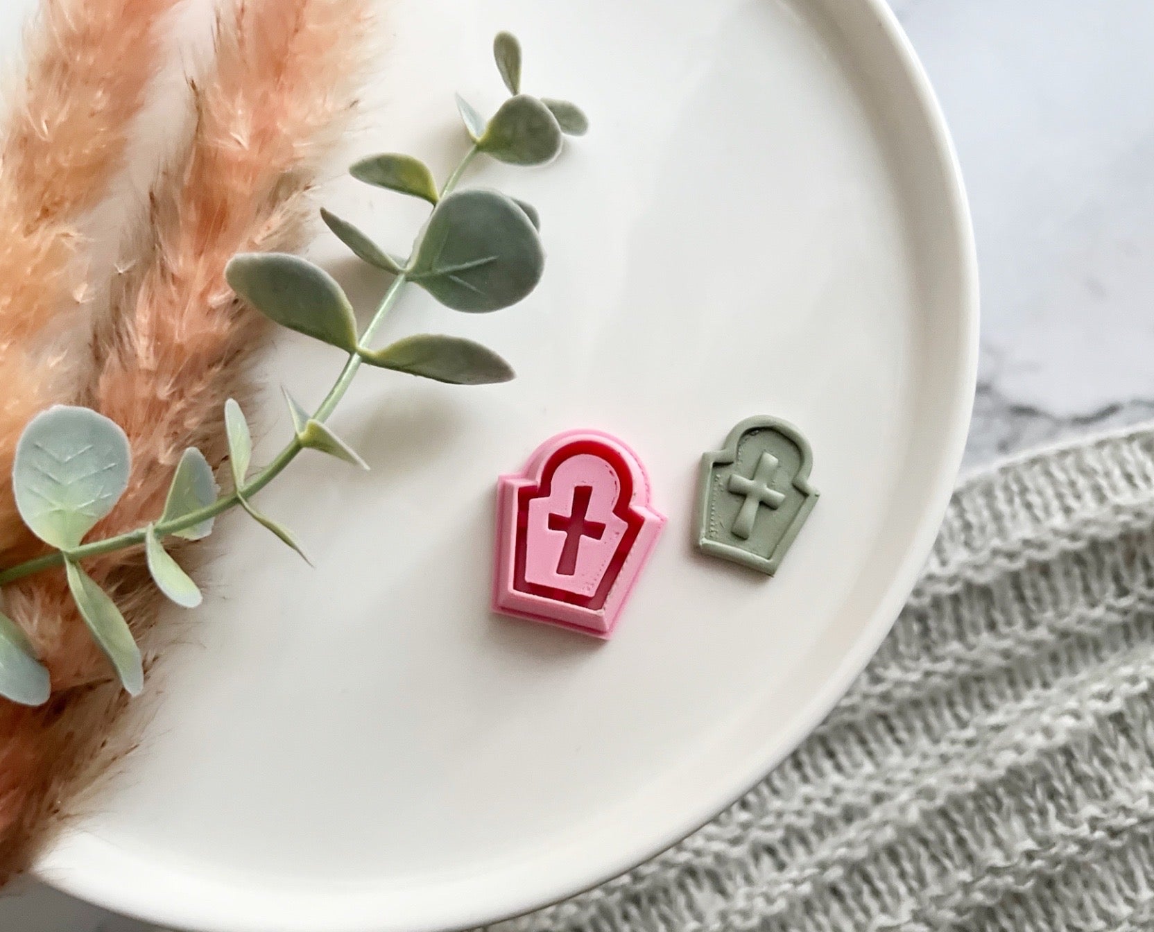 Tombstone Shape Halloween Cutter Collection Polymer Clay  Cutter • Fondant Cutter • Cookie Cutter