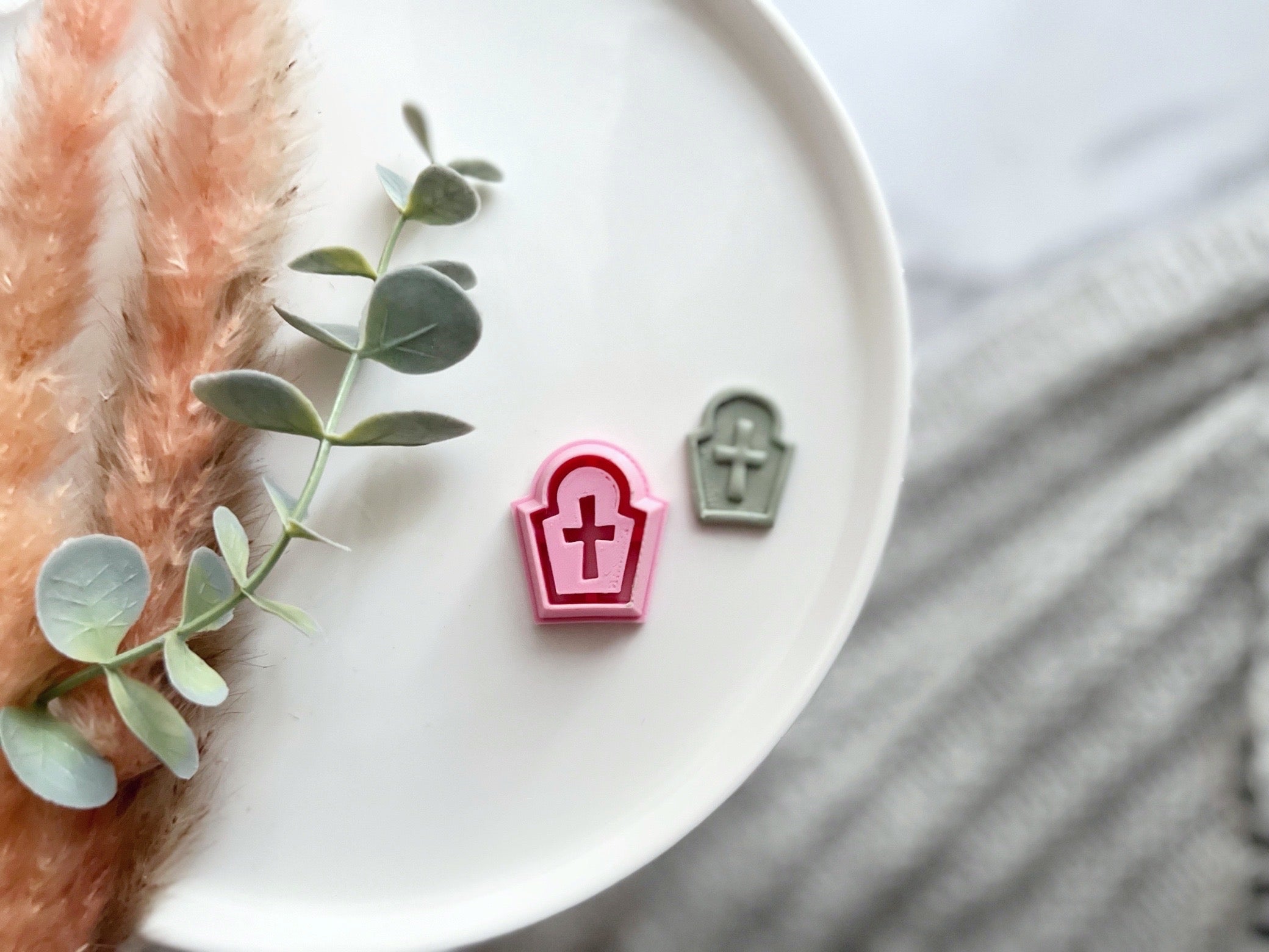 Tombstone Shape Halloween Cutter Collection Polymer Clay  Cutter • Fondant Cutter • Cookie Cutter