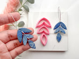 Leaf Shape Polymer Clay Cutter Set • Fondant Cutter • Cookie Cutter