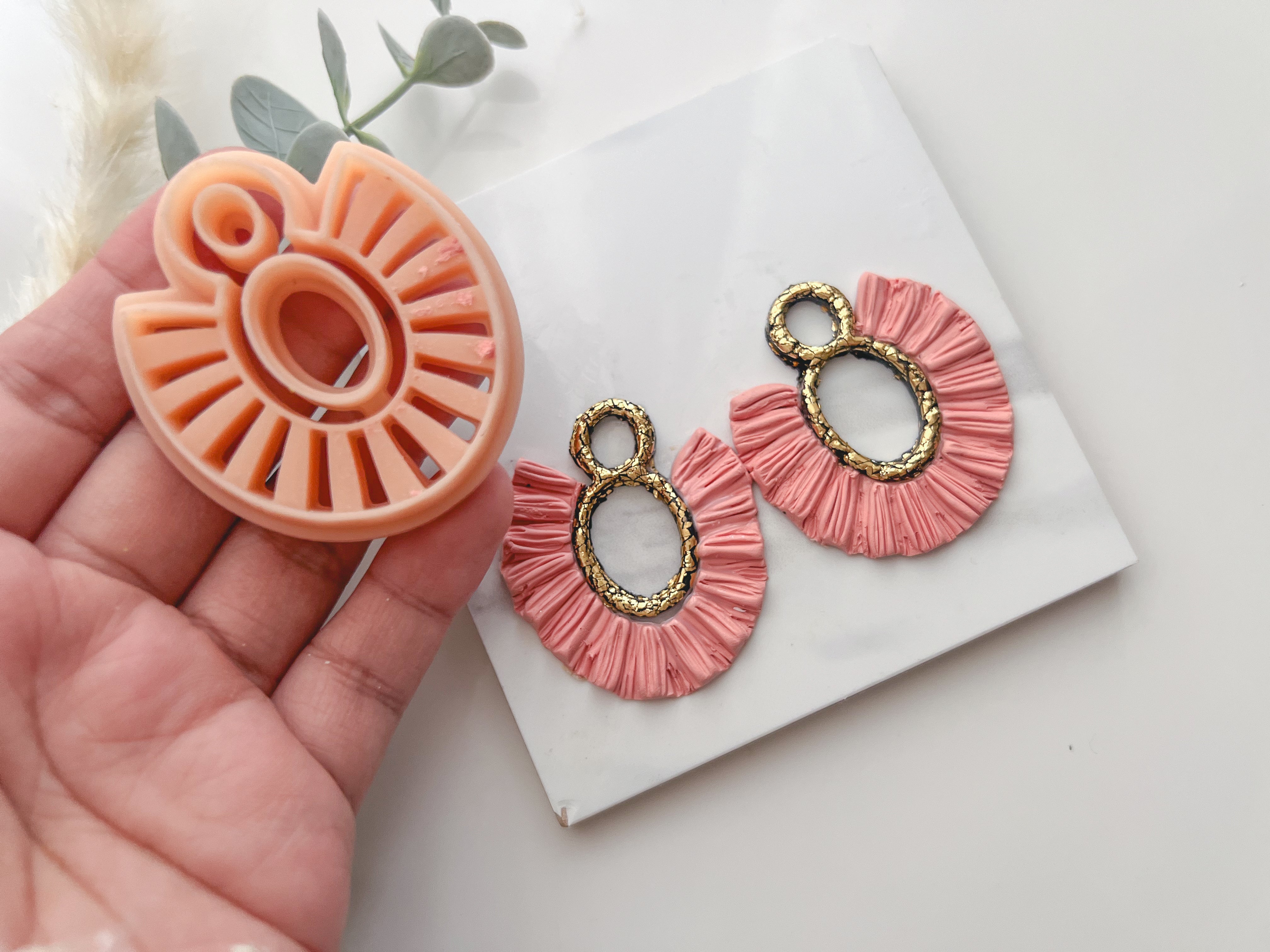 Tassel Polymer Clay Cutter | Macrame Polymer Clay Cutters | Embossing Clay Cutter