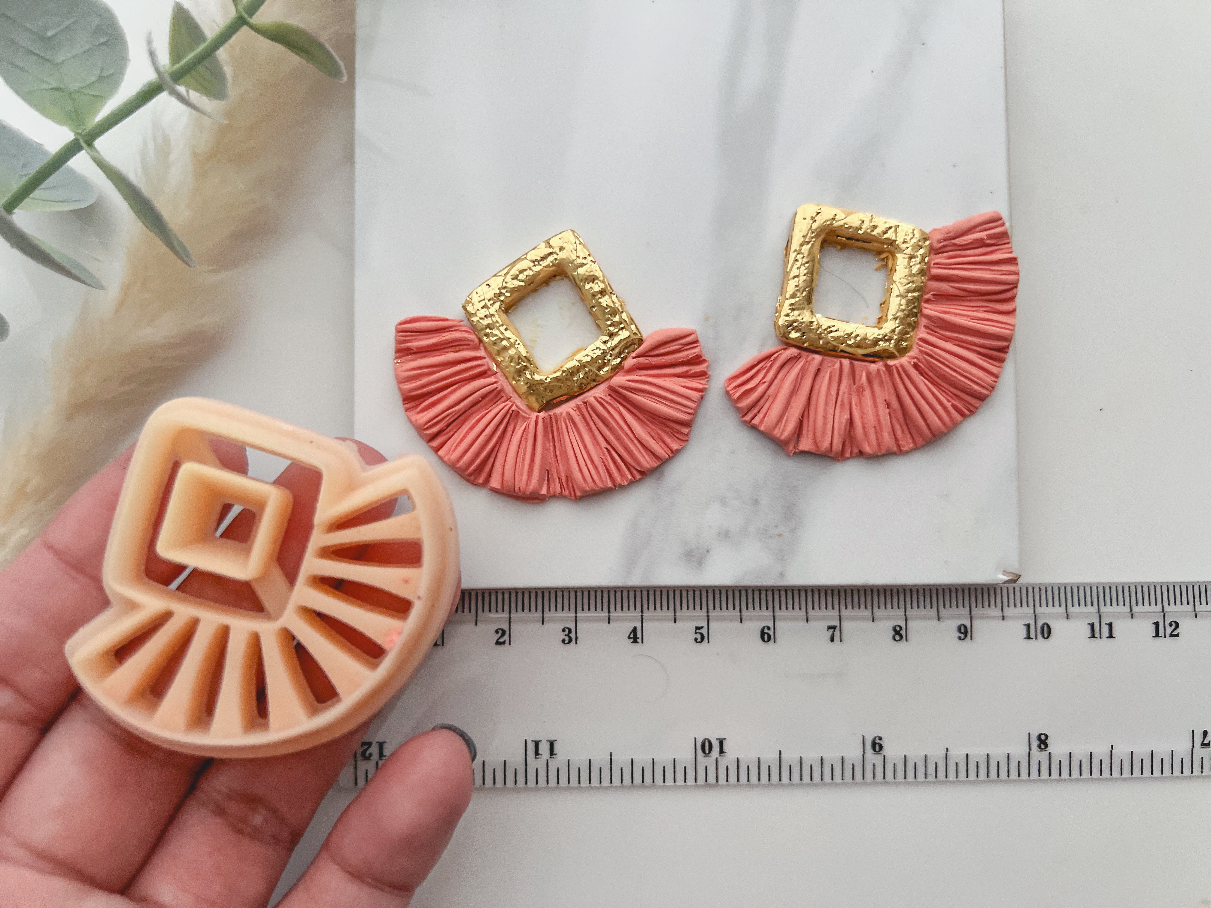 Tassel Polymer Clay Cutter | Macrame Polymer Clay Cutters | Embossing Clay Cutter