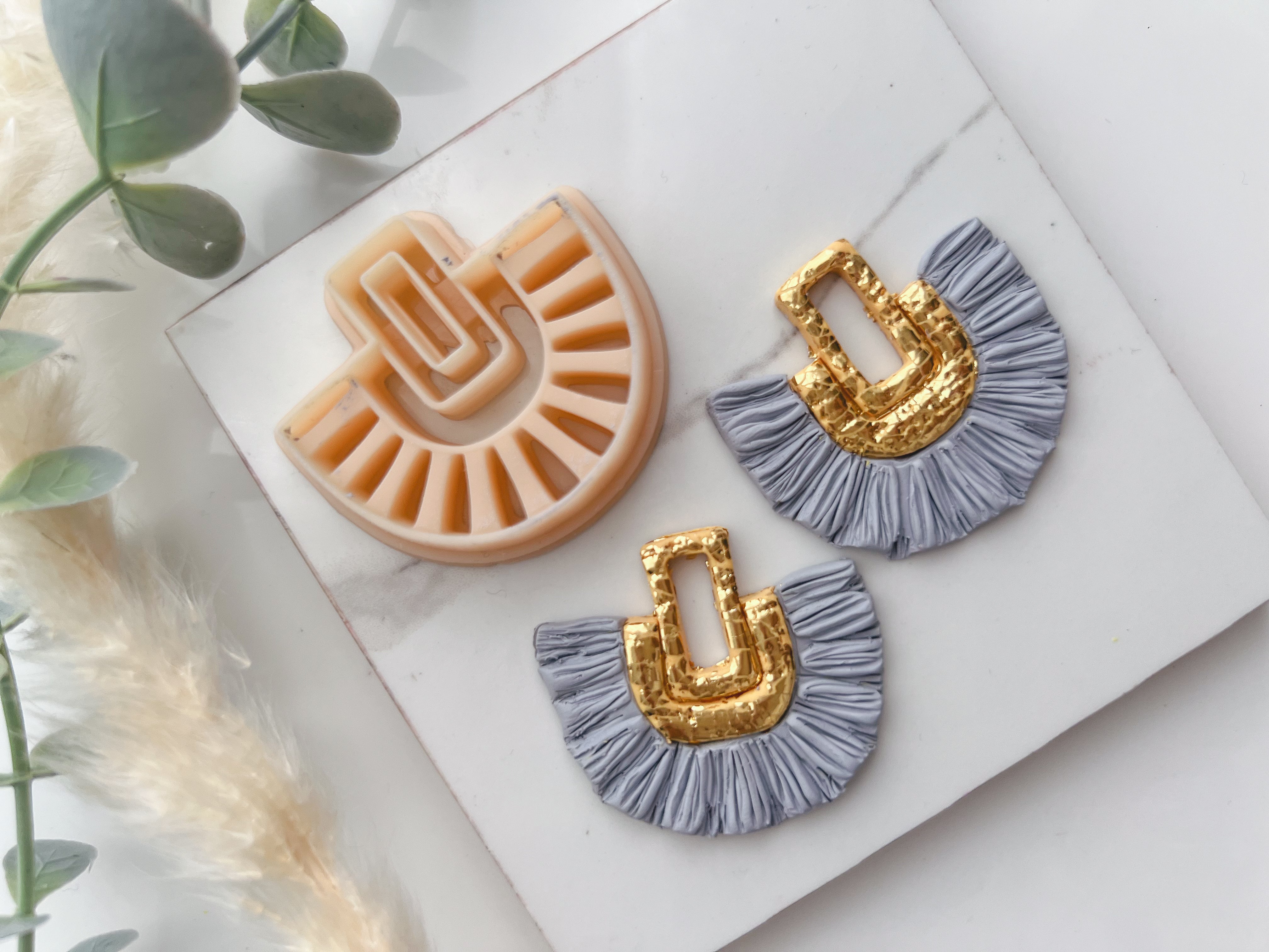 Tassel Polymer Clay Cutter | Macrame Polymer Clay Cutters | Embossing Clay Cutter
