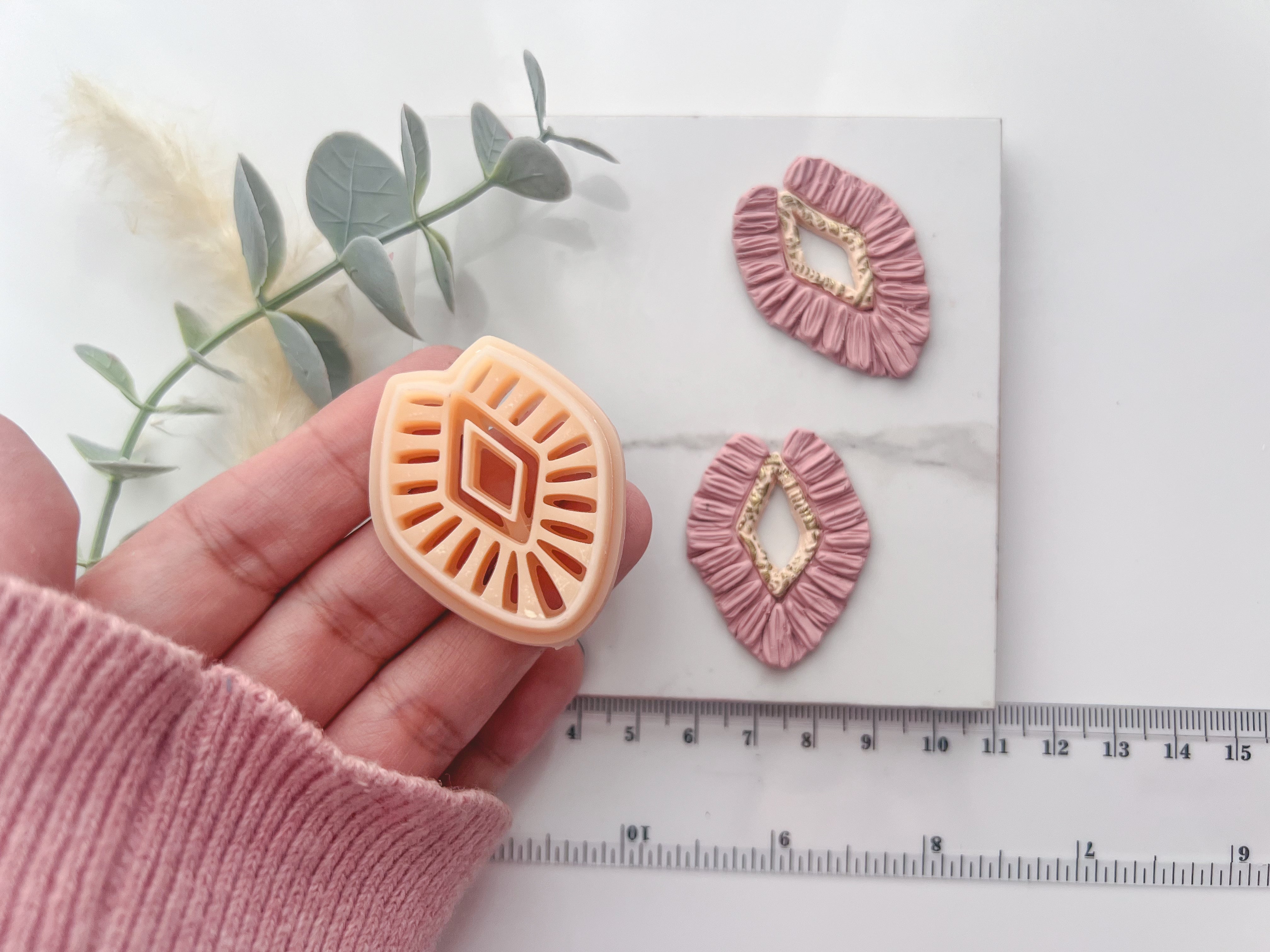 Tassel Polymer Clay Cutter | Macrame Polymer Clay Cutters | Embossing Clay Cutter