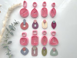HIGH DIFFICULTY: Ribbed Shaped Hallow SET Polymer Clay Cutter • Fondant Cutter • Cookie Cutter