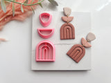 U Stamped Shaped Polymer Clay Cutter Set • Fondant Cutter • Cookie Cutter