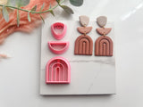 U Stamped Shaped Polymer Clay Cutter Set • Fondant Cutter • Cookie Cutter