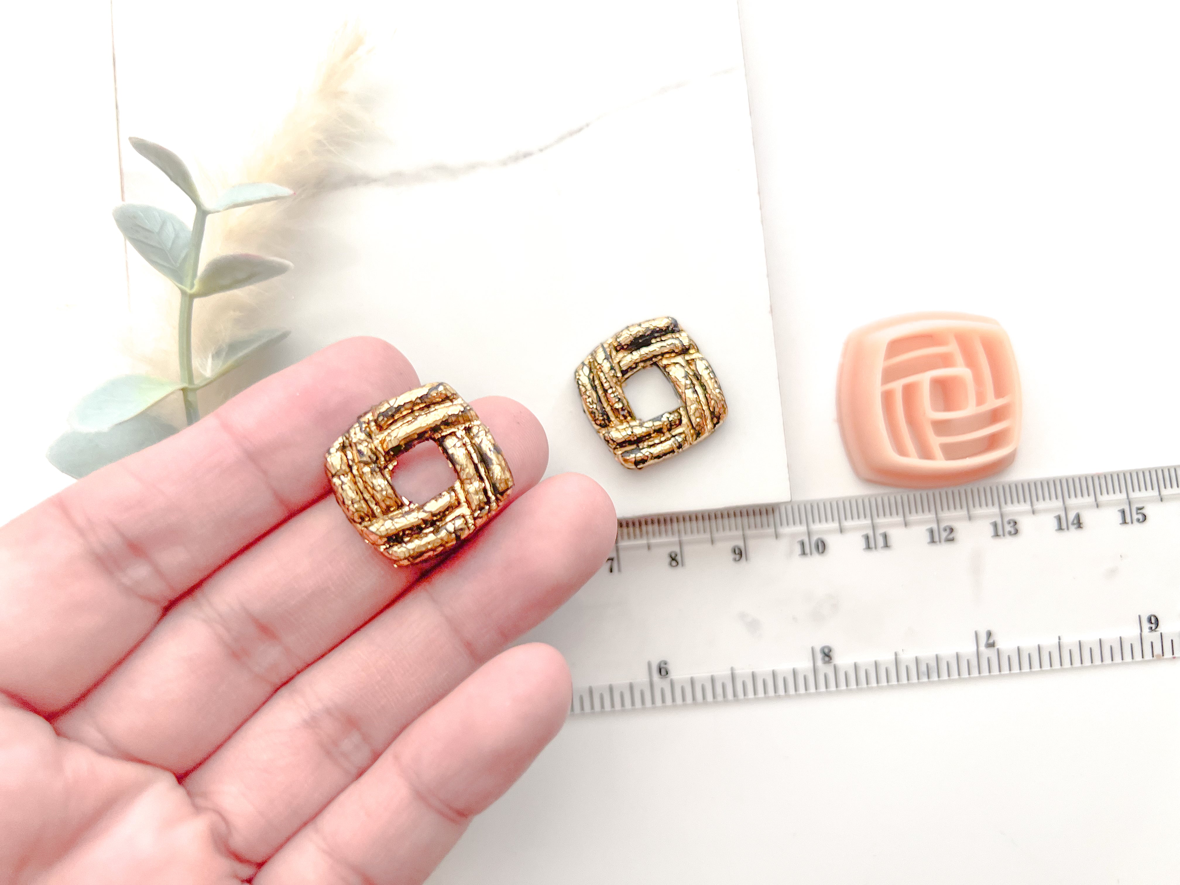 Vintage Stud | Button Stud Shaped Polymer Clay Cutter • Clay Cutter