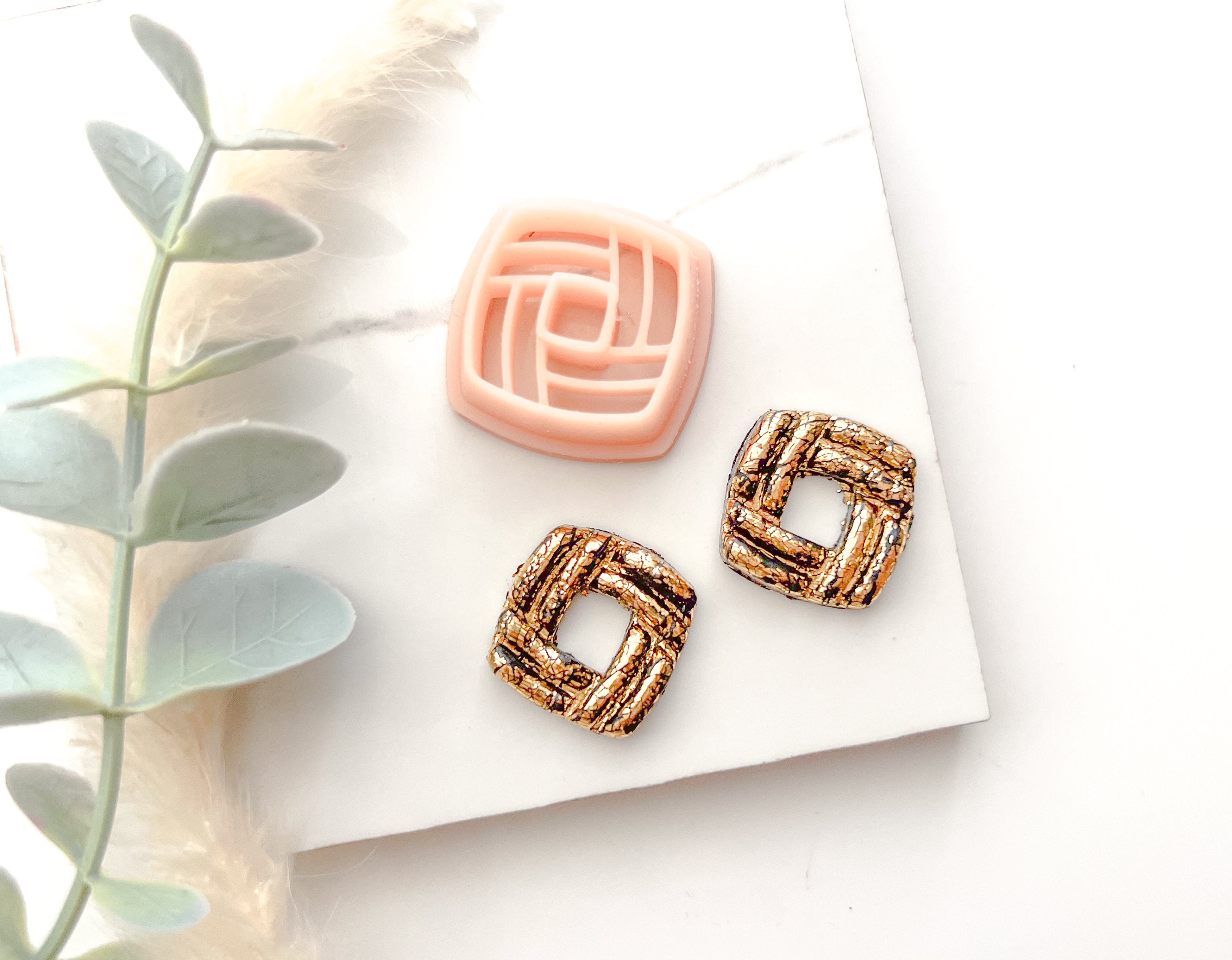 Vintage Stud | Button Stud Shaped Polymer Clay Cutter • Clay Cutter