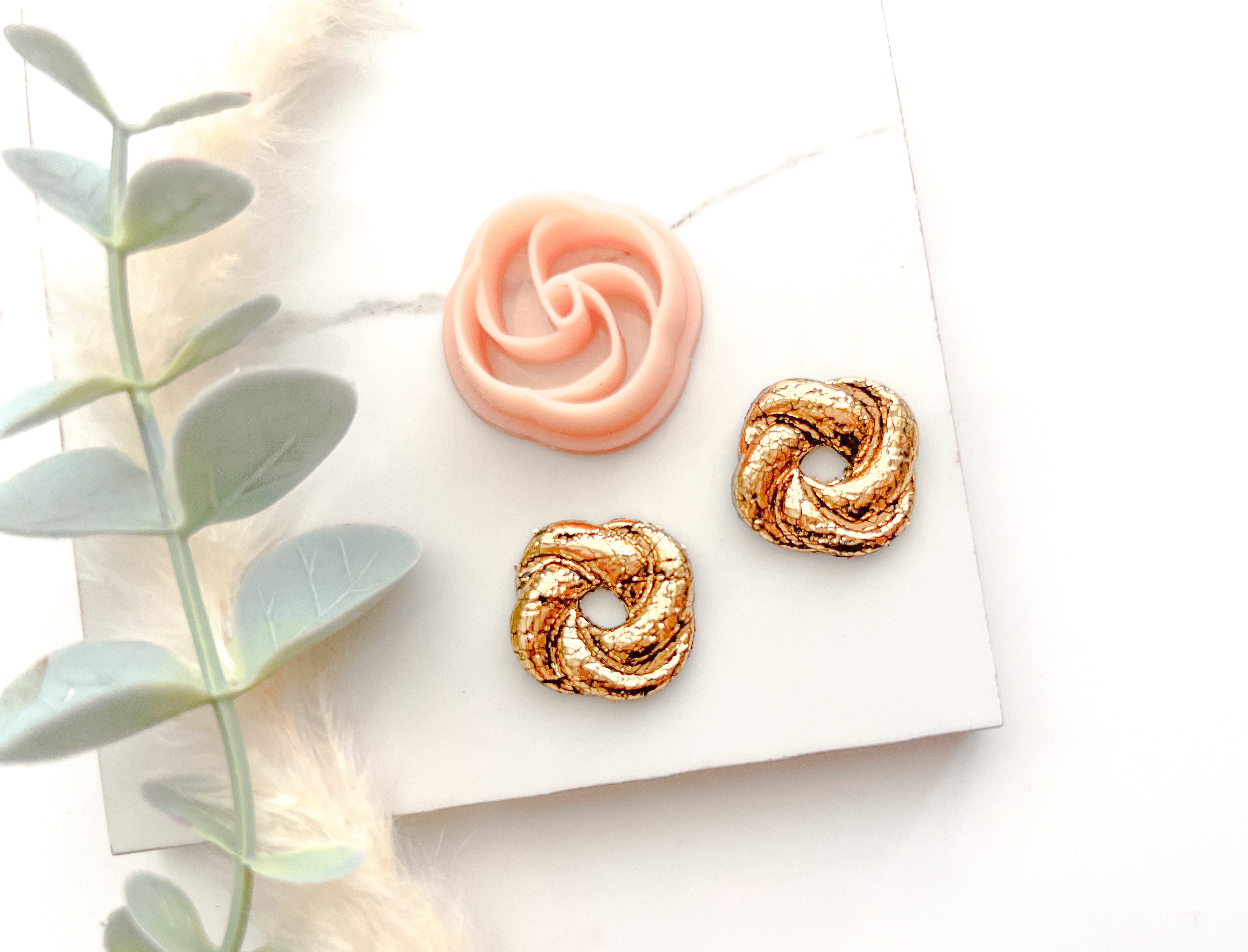 Vintage Stud | Button Stud Shaped Polymer Clay Cutter • Clay Cutter