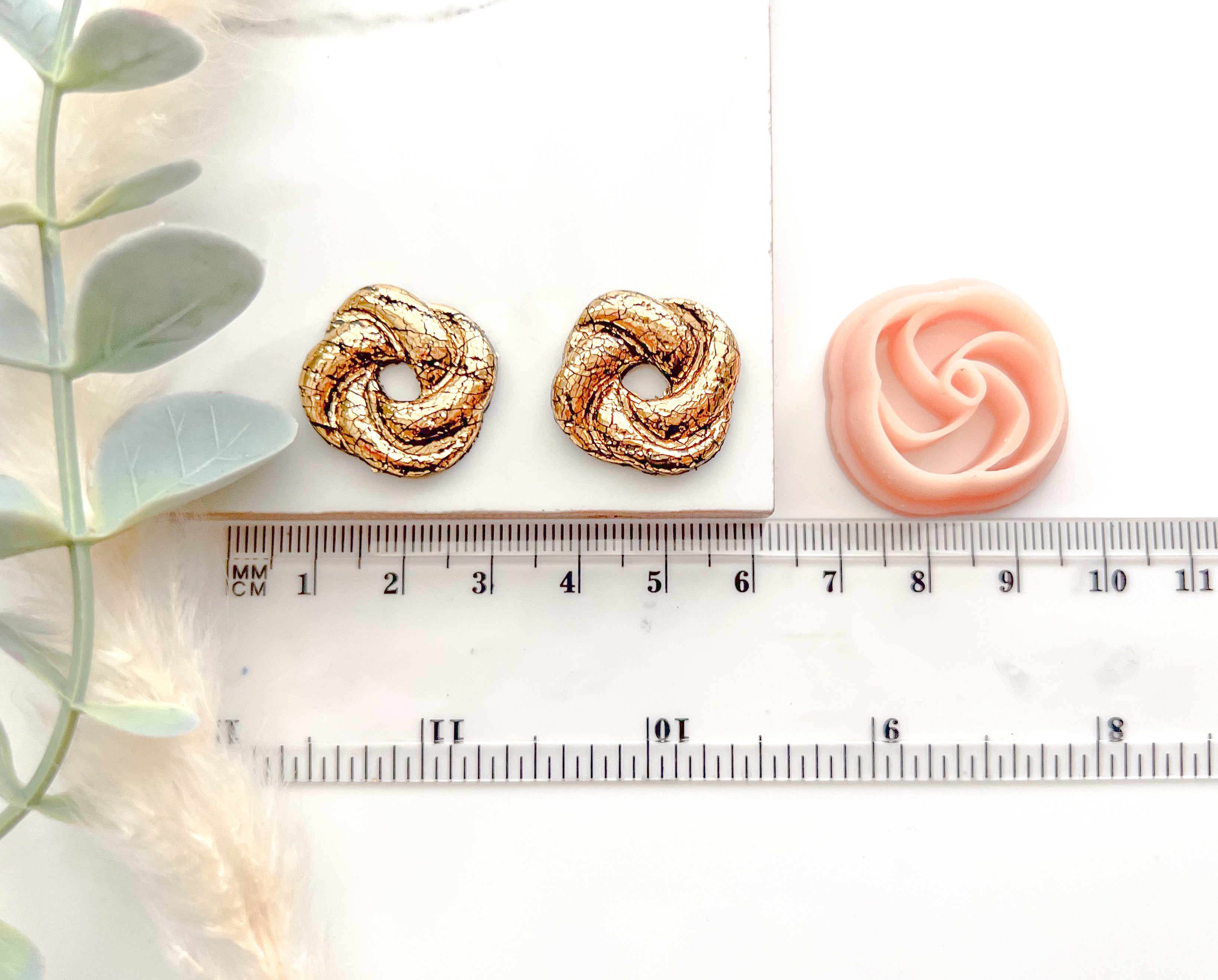 Vintage Stud | Button Stud Shaped Polymer Clay Cutter • Clay Cutter