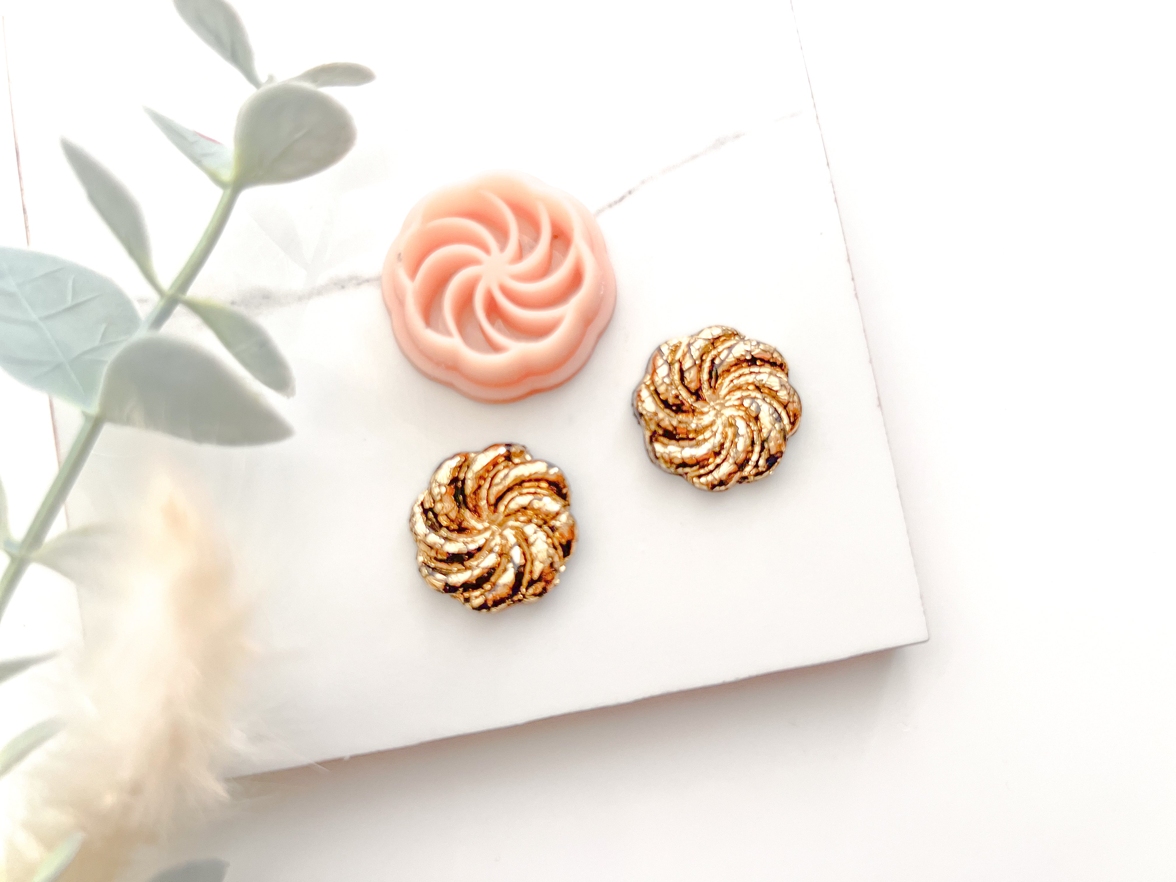 Vintage Stud | Button Stud Shaped Polymer Clay Cutter • Clay Cutter
