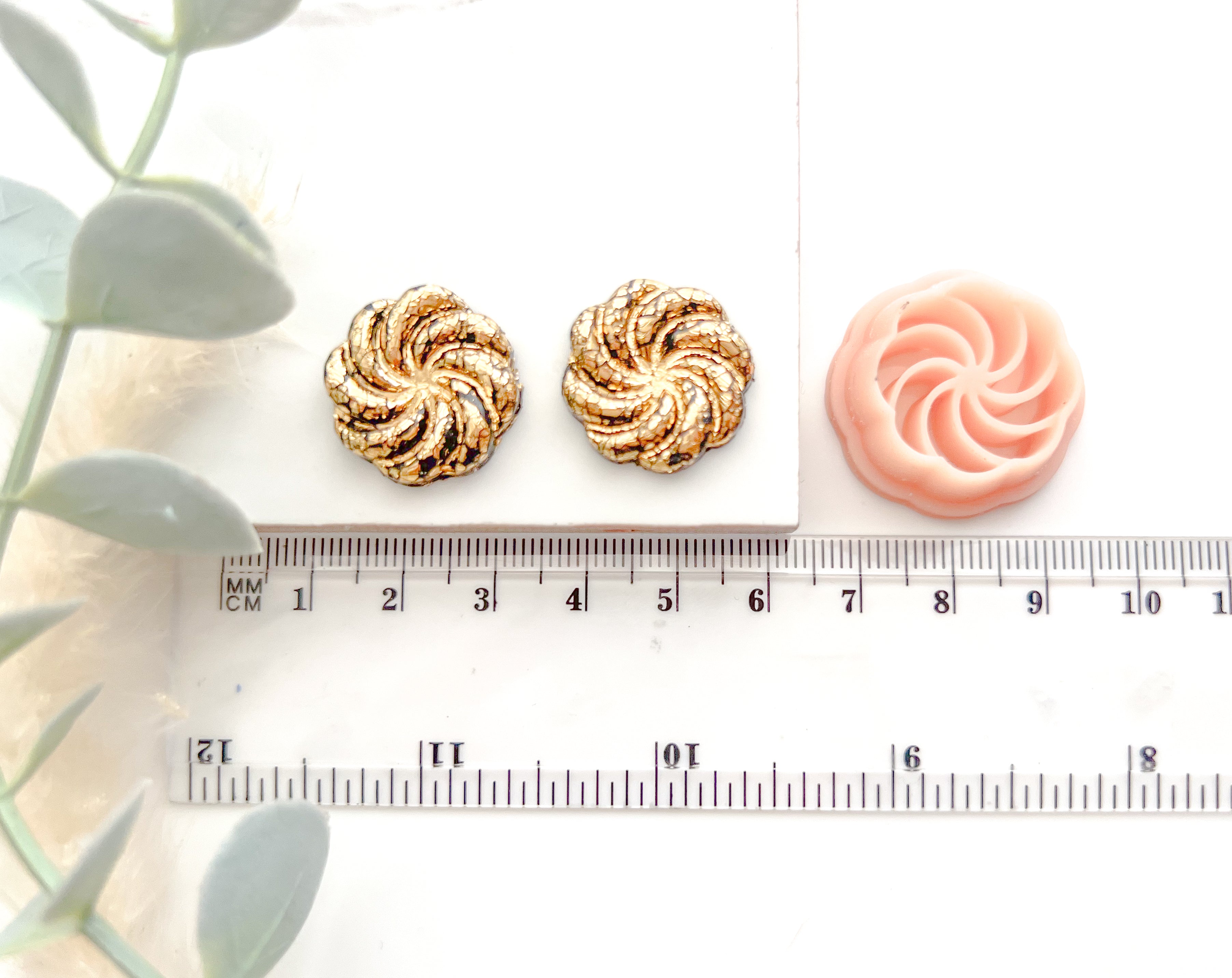 Vintage Stud | Button Stud Shaped Polymer Clay Cutter • Clay Cutter