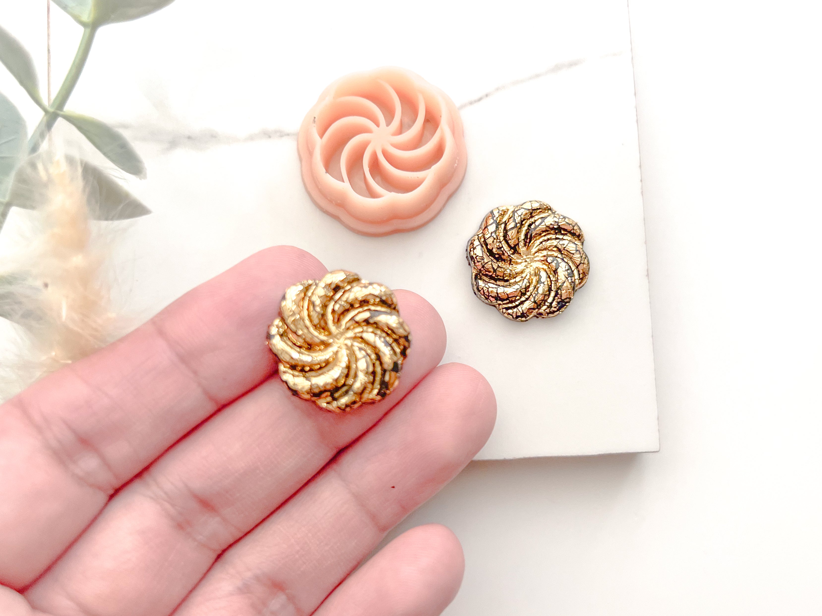 Vintage Stud | Button Stud Shaped Polymer Clay Cutter • Clay Cutter