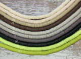 1 Strand, 4mm, Heishi Beads, Environmental Handmade Polymer Clay Beads, Disc/Flat Round