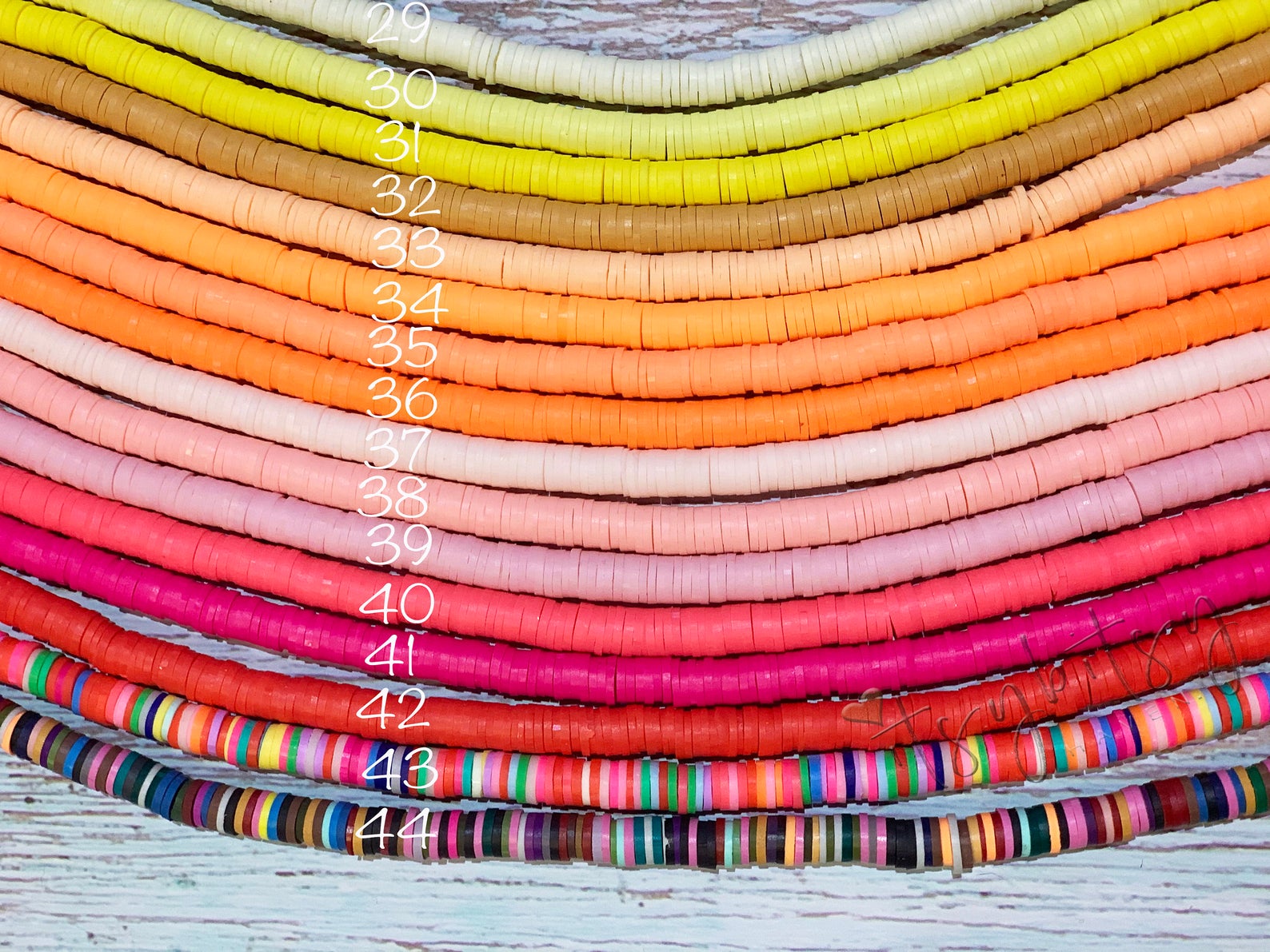 1 Strand, 4mm, Heishi Beads, Environmental Handmade Polymer Clay Beads, Disc/Flat Round