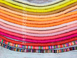 1 Strand, 4mm, Heishi Beads, Environmental Handmade Polymer Clay Beads, Disc/Flat Round