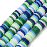 1 Strand, 6mm, Heishi Beads, Environmental Handmade Polymer Clay Beads, Disc/Flat Round  in Multi Shades