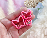 Easter Butterfly Shape Collection Polymer Clay Cutter | Fondant Cutter | Cookie Cutter