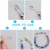 Brass Wire Guardians, Cadmium Free & Lead Free, Platinum, 4.5x4x1mm, Hole: 0.5mm