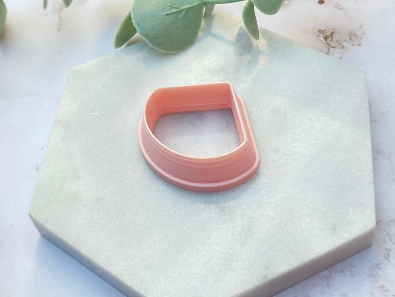 Medium Sized Fan Shaped Polymer Clay Cutter | Fondant Cutter | Cookie Cutter