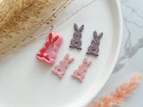 Easter Bunny Shape Collection Polymer Clay  Cutter • Fondant Cutter • Cookie Cutter
