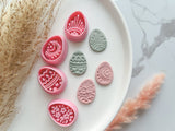 Easter Eggs Shape Collection Polymer Clay  Cutter • Fondant Cutter • Cookie Cutter