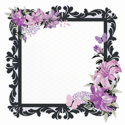 Kaisercraft Violet Crush 12x12 Die Cut - Grape