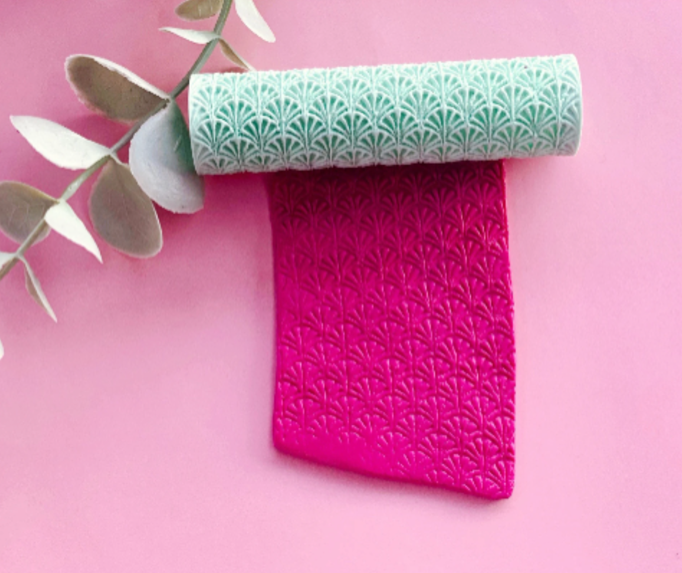 Art Deco Gatsby  Print Texture Roller •  Polymer Clay Roller • Fondant Roller